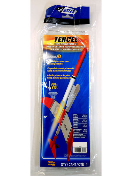 Estes Tercel Glider Flying Model Rocket Kit