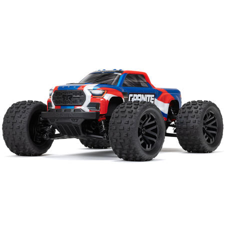 1/18 GRANITE GROM MEGA 380 Brushed 4X4 Monster Truck RTR with Battery & Charger, Blue