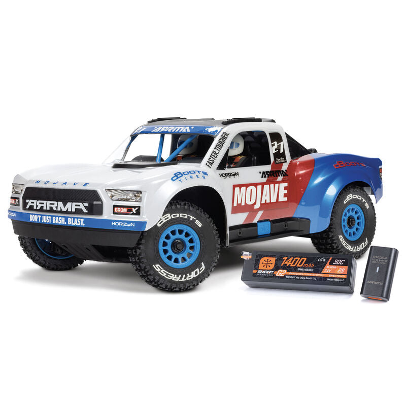 1/16 MOJAVE GROM 223S DSC 4X4 RTR Brushless Desert Truck, Teal (Battery & Charger Included)