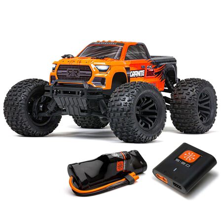 1/10 GRANITE 4X2 BOOST MEGA 550 Brushed Monster Truck RTR with Battery & Charger, Orange