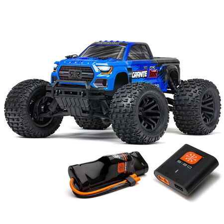 1/10 GRANITE 4X2 BOOST MEGA 550 Brushed Monster Truck RTR with Battery & Charger, Blue