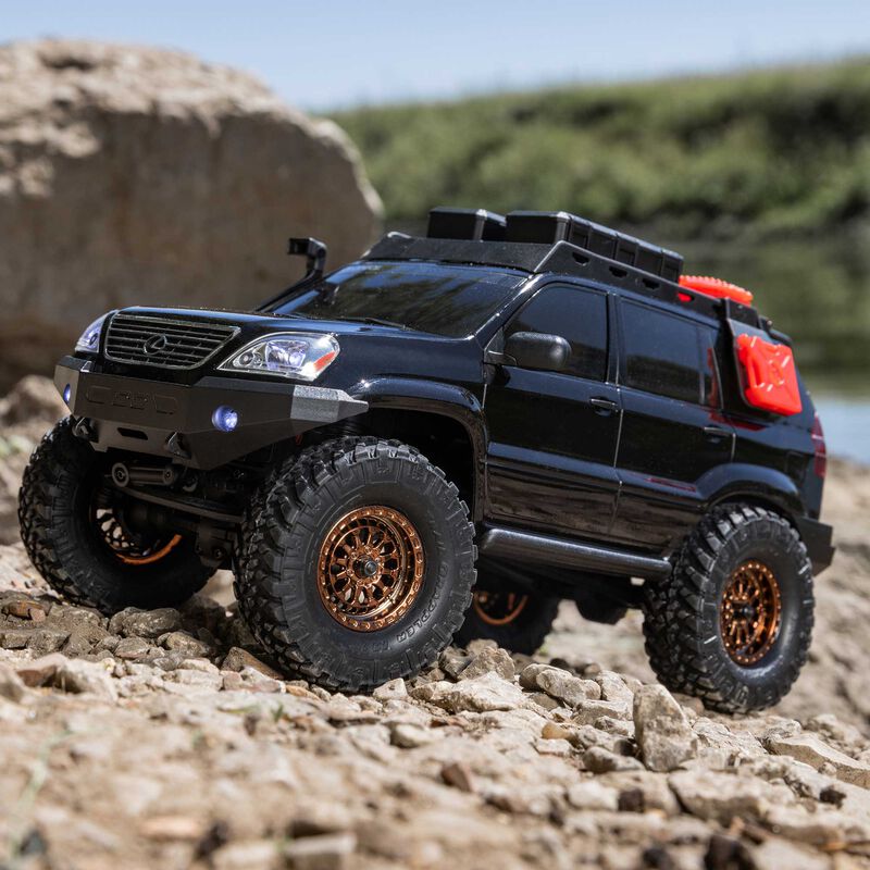 1/24 SCX24 Lexus GX 470 4X4 Rock Crawler RTR, Black