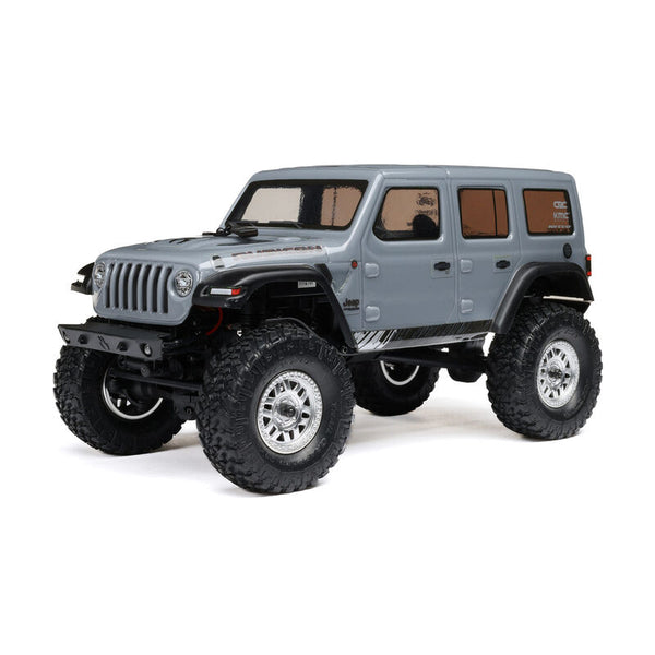 1/24 SCX24 Jeep Wrangler JLU 4X4 Rock Crawler Brushed RTR, Gray