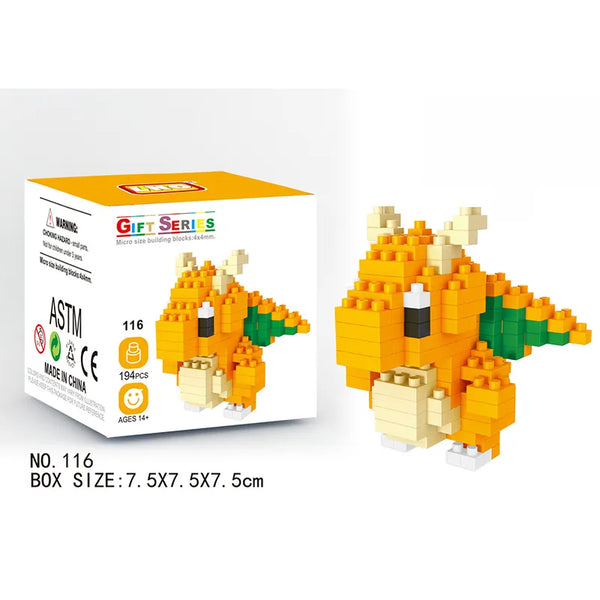 Nanoblock Pokemon Series (Assorted Mini Figs)