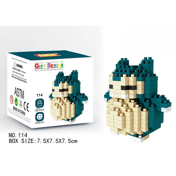 Nanoblock Pokemon Series (Assorted Mini Figs)