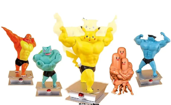 Buff Fitness Pokemon Figurines "BEEFCAKES"