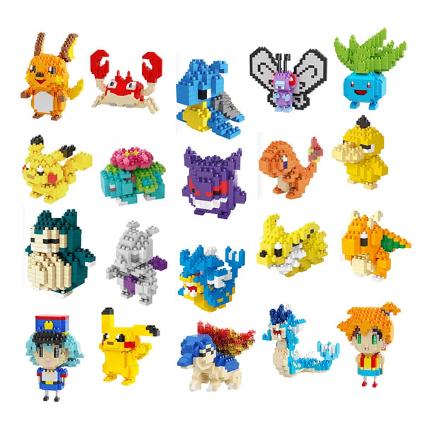 Nanoblock Pokemon Series (Assorted Mini Figs)