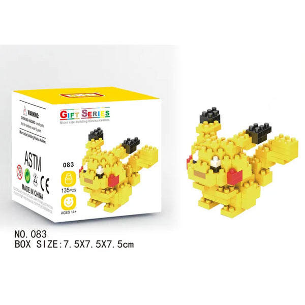 Nanoblock Pokemon Series (Assorted Mini Figs)