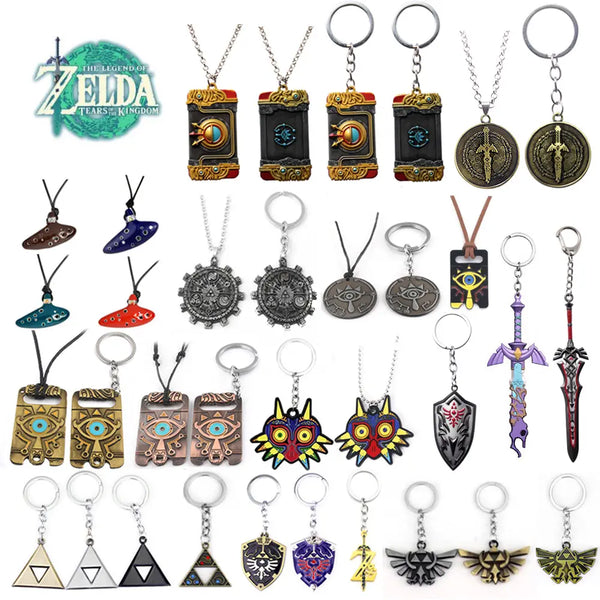 The Legend of Zelda Metal Necklace Keychain Trinket