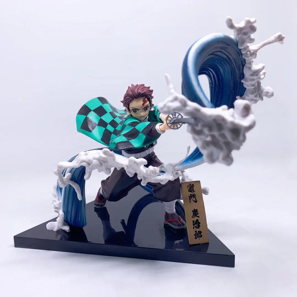 Demon Slayer, Kamado Tanjirou &amp; Rengoku Kyoujurou, 6in triangle base Anime Figurine