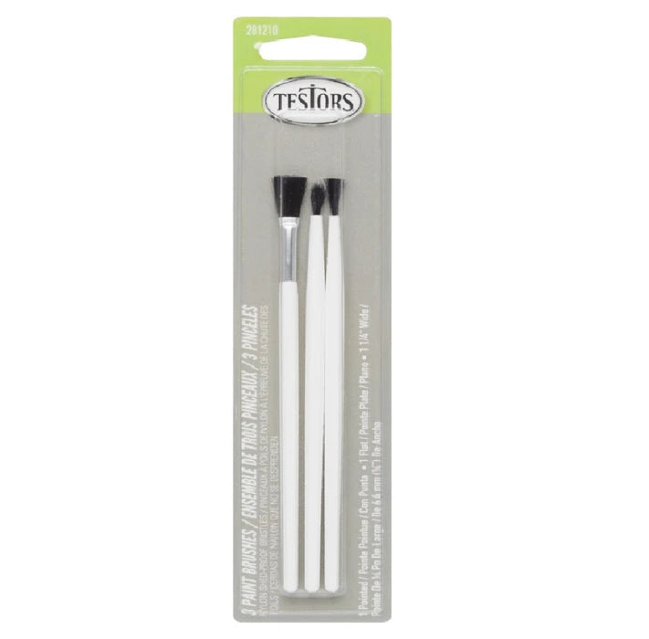 3 Piece Economy Assorted Brush Set