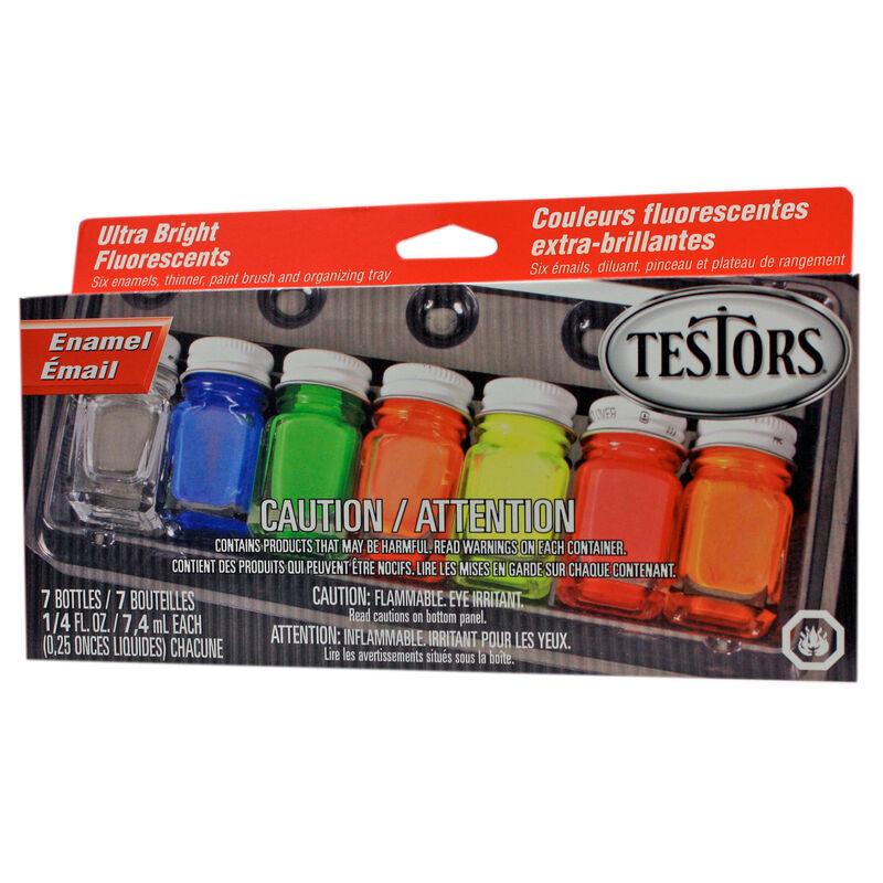 Testors Enamel Kit: Fluorescent