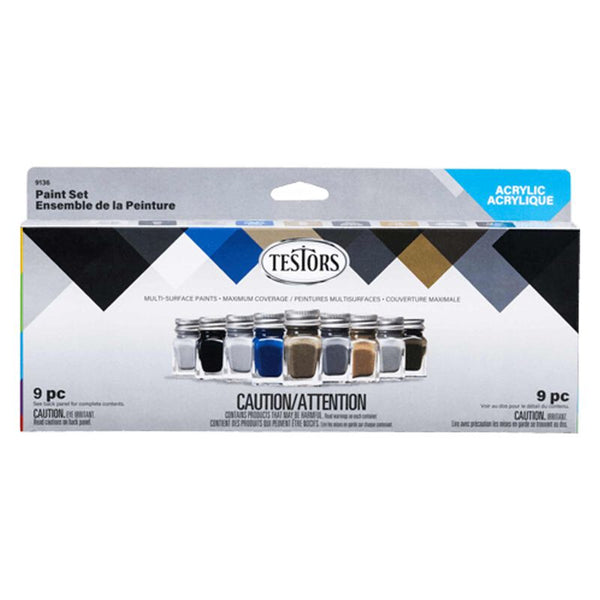 Testors Aircraft Spray Acrylic Set 9 Paints