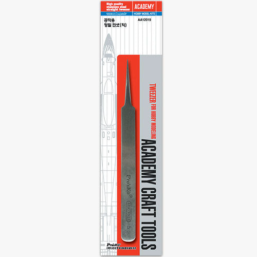 Academy Tweezers for Hobby Modeling Needle Tip