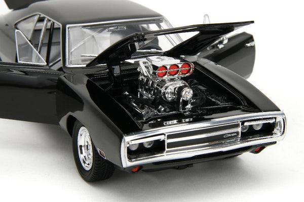 Jada 1/24 "Fast & Furious" TrueSpec 1970 Dodge Charger RT -Black