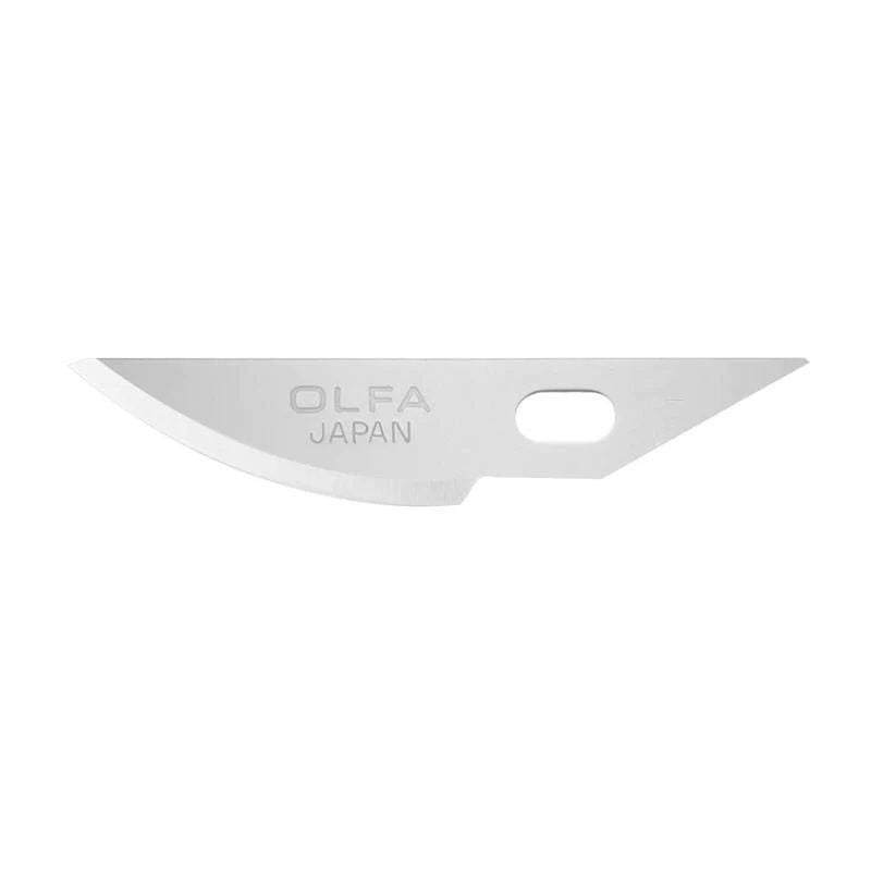 OLFA KB4-R/5 Curved Carving Art Blades(5 Blades per Pack)