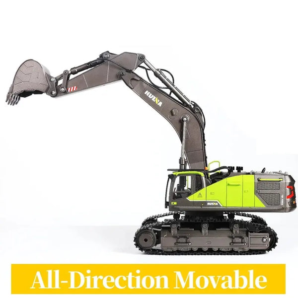 1/14 Scale HUINA 1593 RC Construction Equipment Excavator Metal