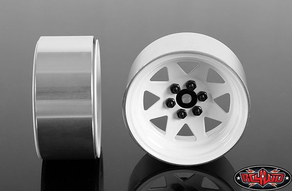 RC4WD 2.2" 6 Lug Wagon Steel Stamped Beadlock Wheels (White) (4)