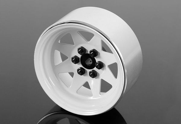 RC4WD 2.2" 6 Lug Wagon Steel Stamped Beadlock Wheels (White) (4)