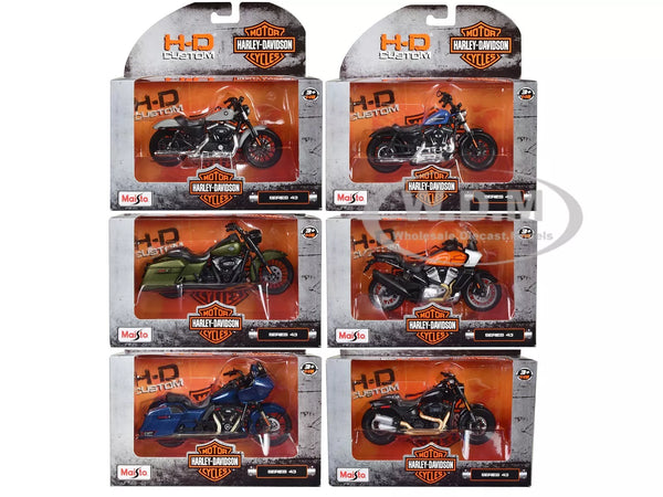 Maisto 1/18 H-D Motorcycles, Series 43