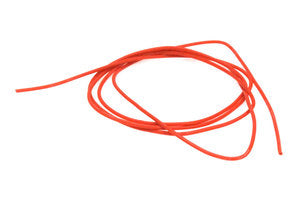 24 Gauge Silicone Wire, 3' Red