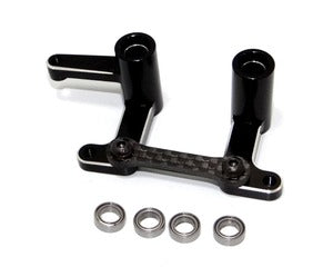 Aluminum/Carbon Fiber Steering Bellcranks & Draglink, for Traxxas Bandit & 2wd Slash