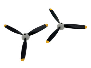 3-Blade Propeller & Spinner (2); Zero