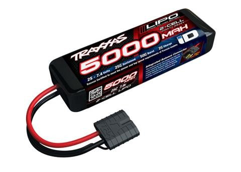 2842X Traxxas 5000mAh 2S 7.4V 25C LiPo iD Connector Soft Case