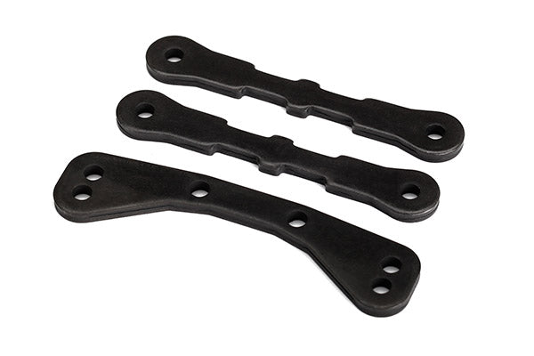 7726 Traxxas Bulkhead tie bar, upper (1)/ lower (2) (steel)