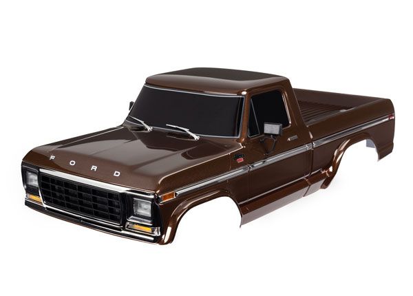 9230 Traxxas Body, Ford F-150 (1979) Brown - Painted, Decals Applied