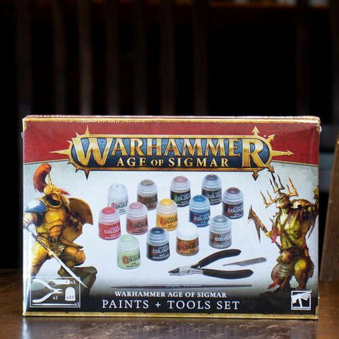 Warhammer age of sigmar paints & tools sales set