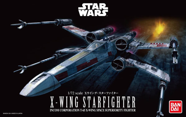 X-Wing Star Fighter "Star Wars", Bandai Star Wars 1/72