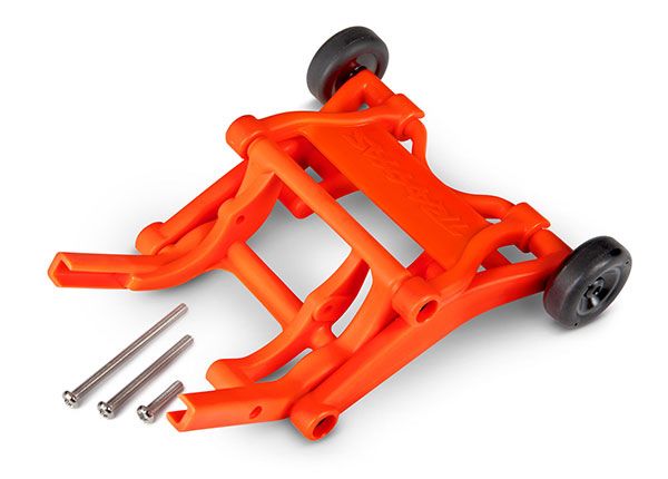 3678T Traxxas Wheelie Bar, Assembled (Orange)